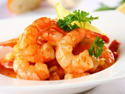 Shrimps with garlic