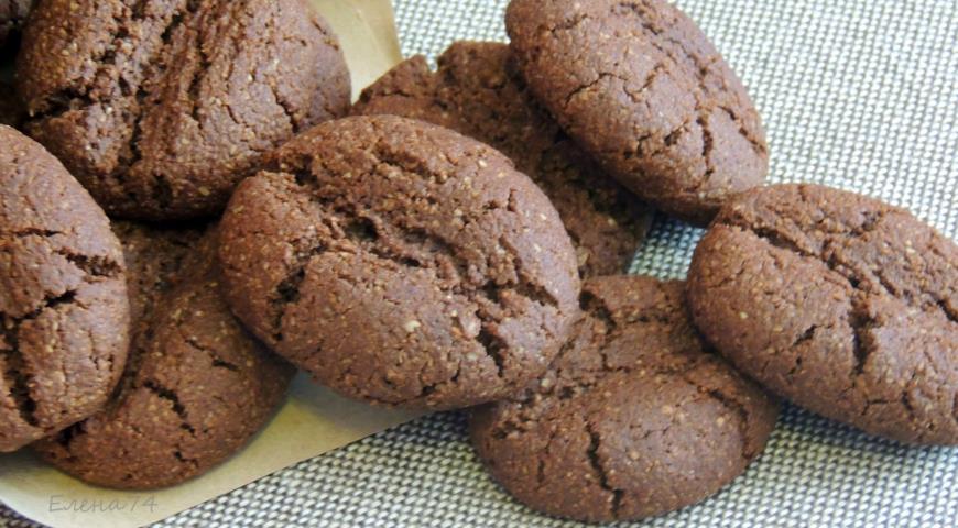 Chocolate coffee oatmeal cookies