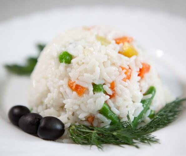 Unique risotto with vegetables