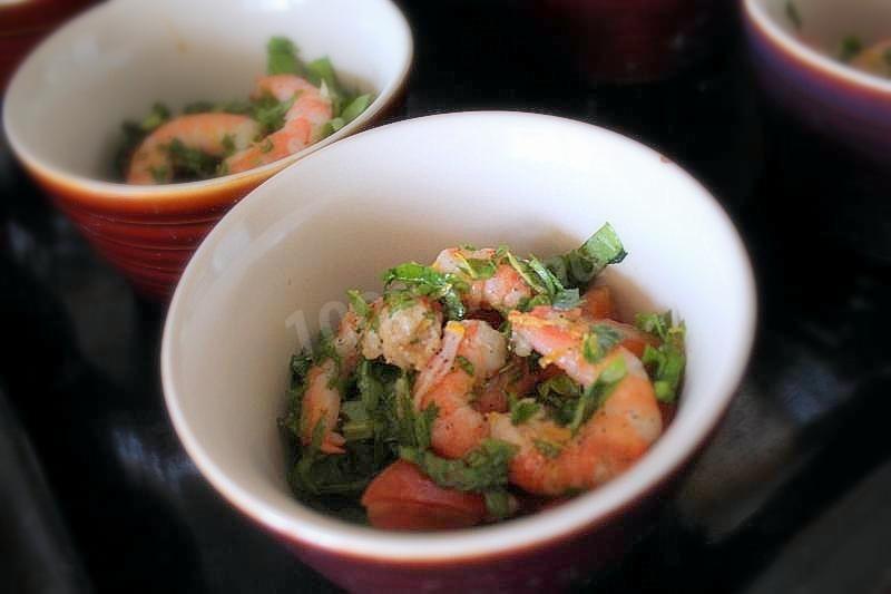 SHRIMPS WITH SAUCE