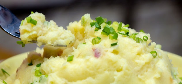 Mashed potatoes with a secret
