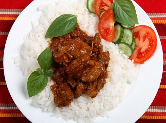 Lamb with rice