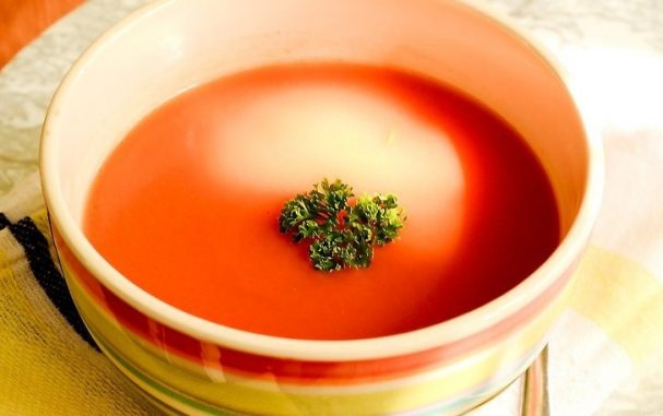 Winter tomato soup