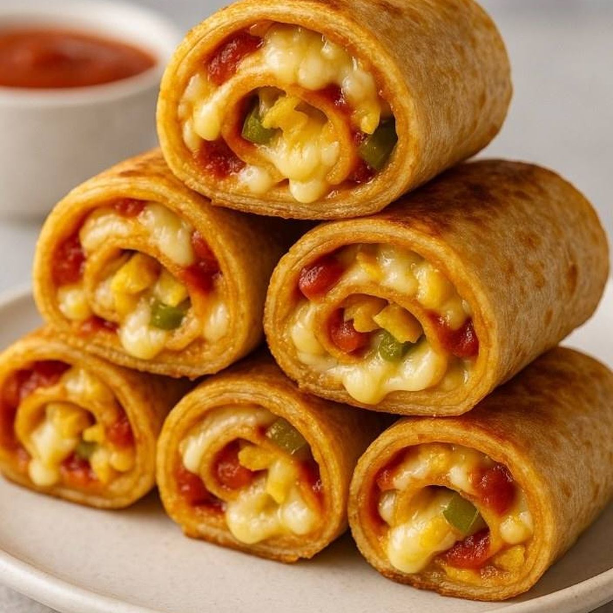 Rolled Pizza Chips