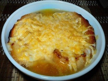French onion soup from a slow cooker