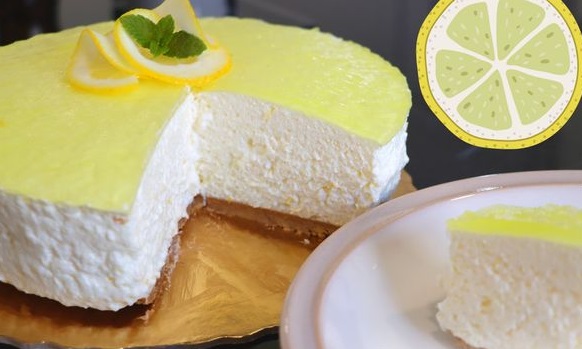 Lemon mousse cake (no bake)