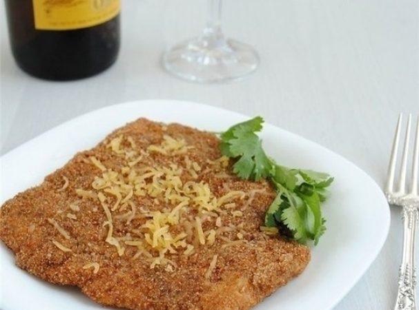 Turkey Chops with Cheese