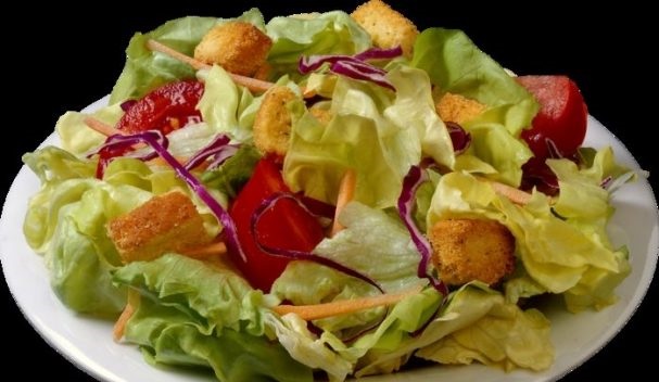 Caesar salad with pepper
