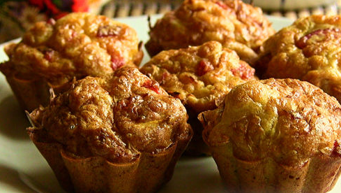 Cabbage muffins with sausage