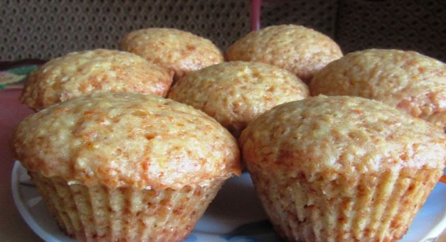 Lean orange muffins