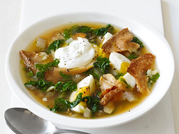 Spicy chard soup