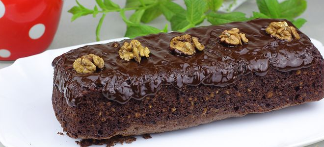 Chocolate-nut cake 