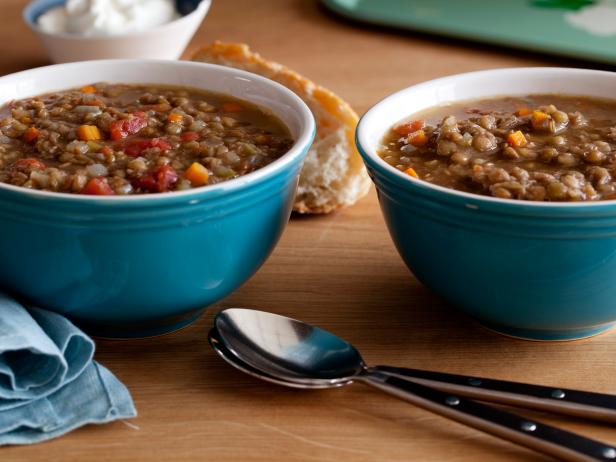 Vegetarian lentil soup