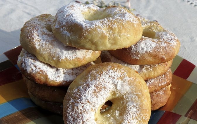 Curd donuts (in the oven)
