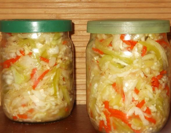 Pickled sweet cabbage