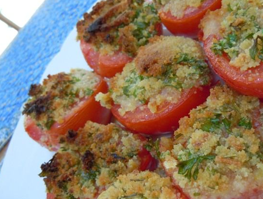 Provencal baked tomatoes