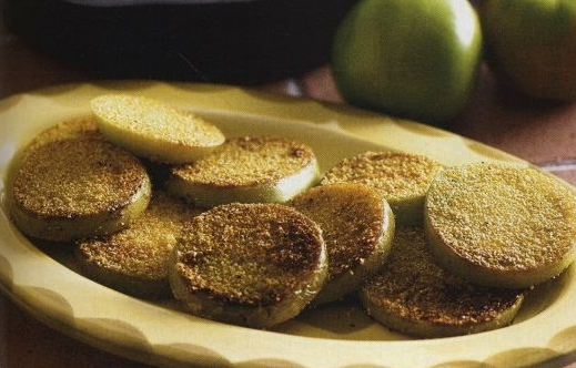 Delicious fried green tomatoes