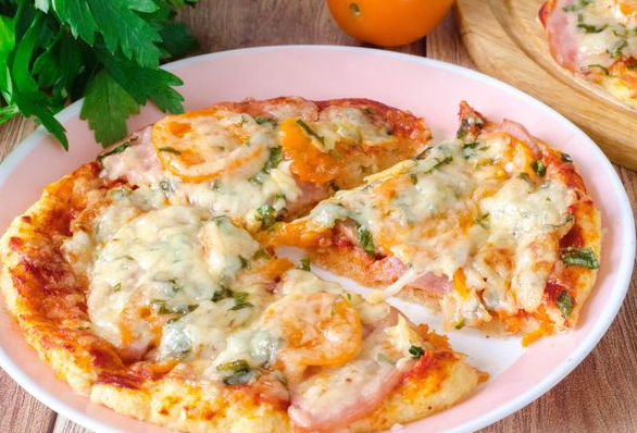 Cauliflower crust pizza