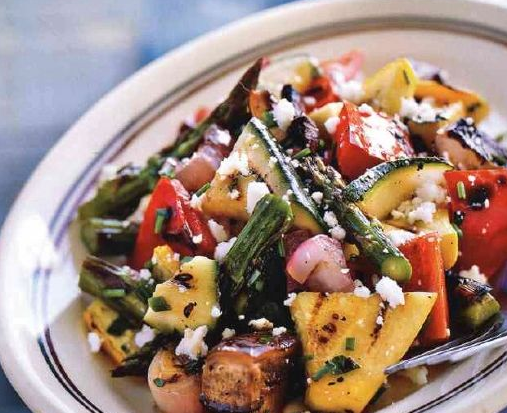 Tasty Grilled vegetable salad