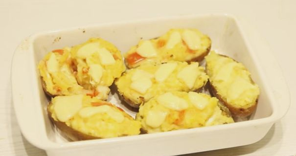 Twice baked potatoes