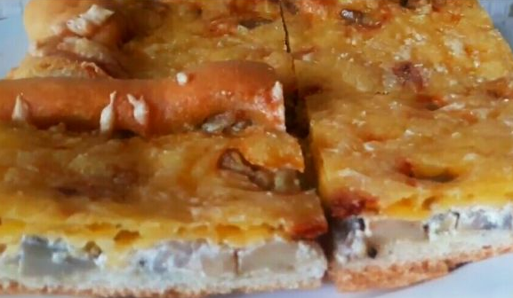 Mushroom pizza (no mayonnaise)