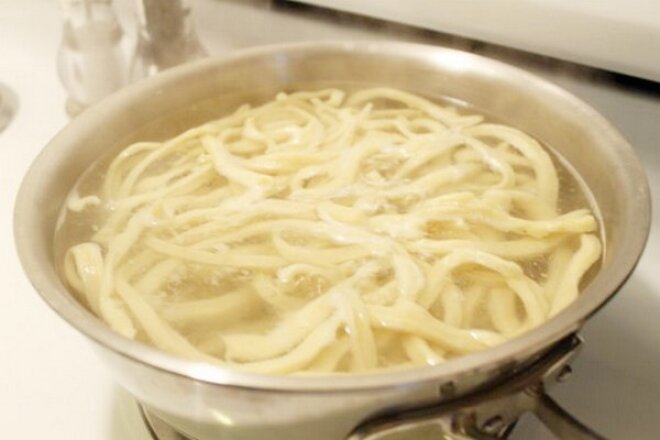 Homemade Lagman Noodles