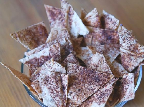 Sweet lavash chips