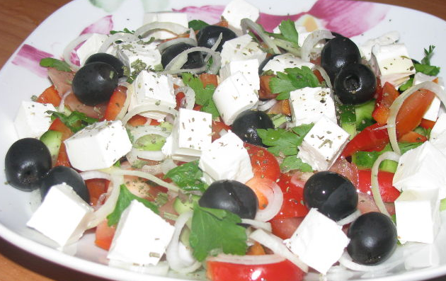 Tasty Greek salad