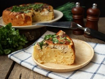Best Cheese pie with chicken in a slow cooker