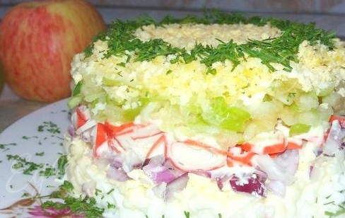 Layered salad 