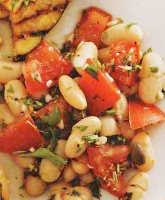 Salad with white beans