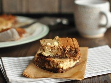 Brownie with Philadelphia cheese