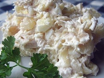 Nice Chicken salad with pineapple