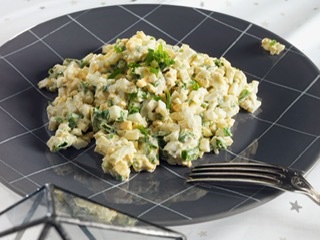 Egg salad with mayonnaise