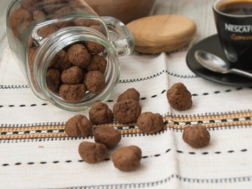 Small coffee biscuits