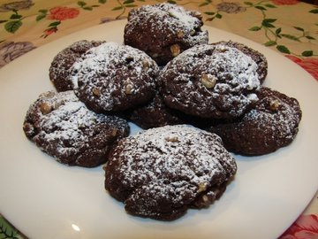Lean Chocolate Hazelnut Cookies