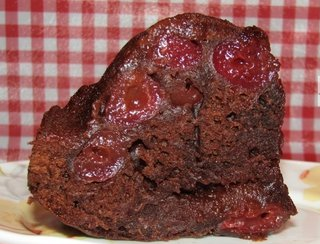 Lean Cherry Chocolate Cake