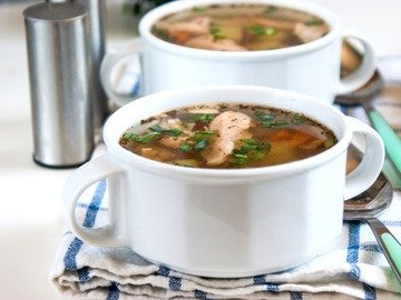 Trout fish soup