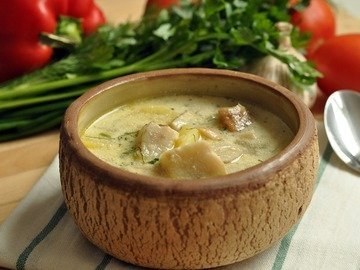 Boletus soup (porcini mushrooms)