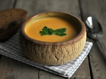 Tasty Carrot cream soup