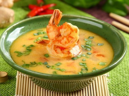 Tasty Thai shrimp soup