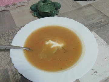 Soup puree with celery