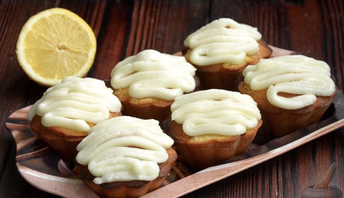 Butter Lemon Cream Muffins