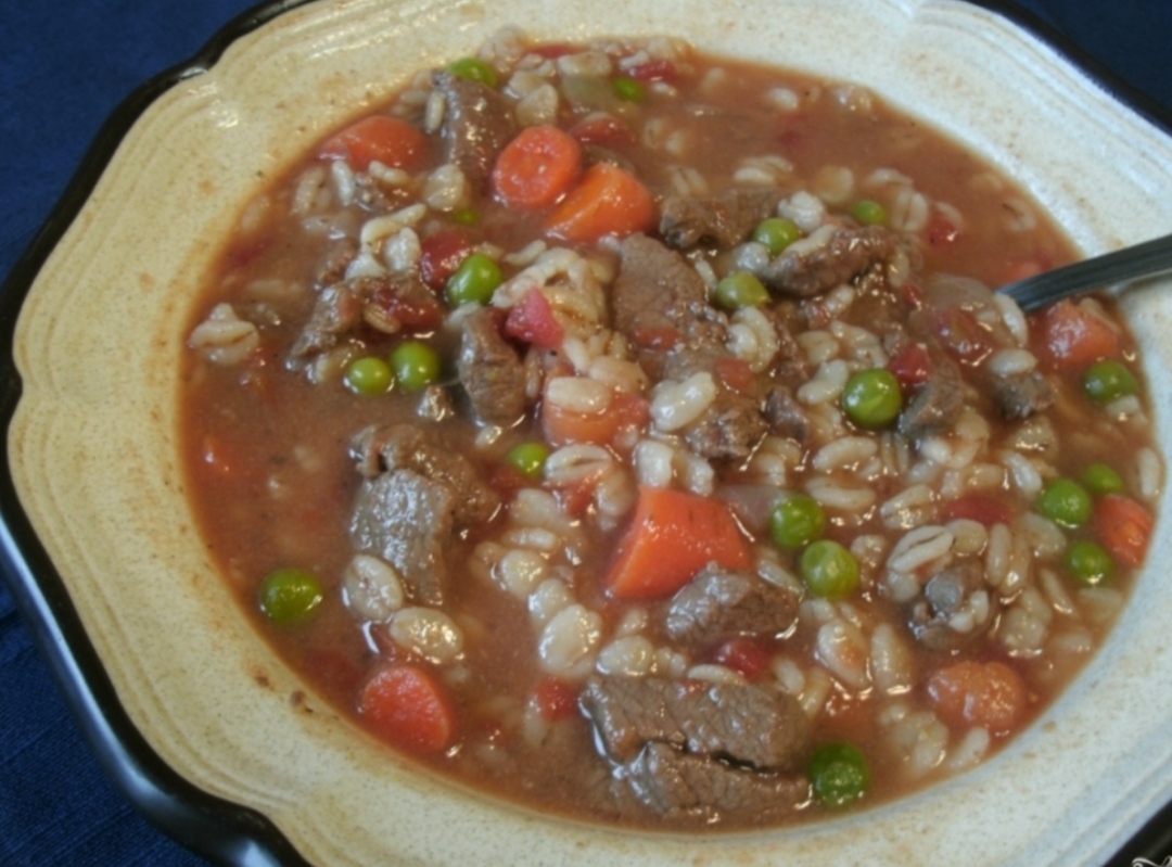 Horse meat soup