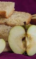 Apple bread in a bread maker