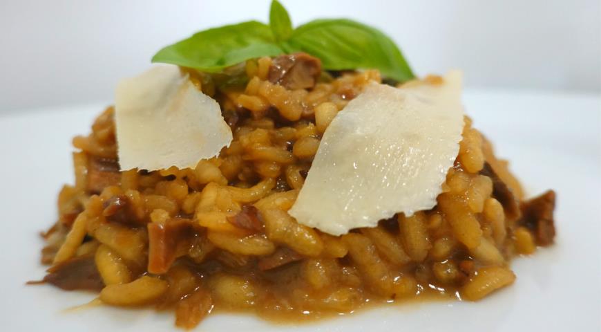 Risotto with mushrooms 2