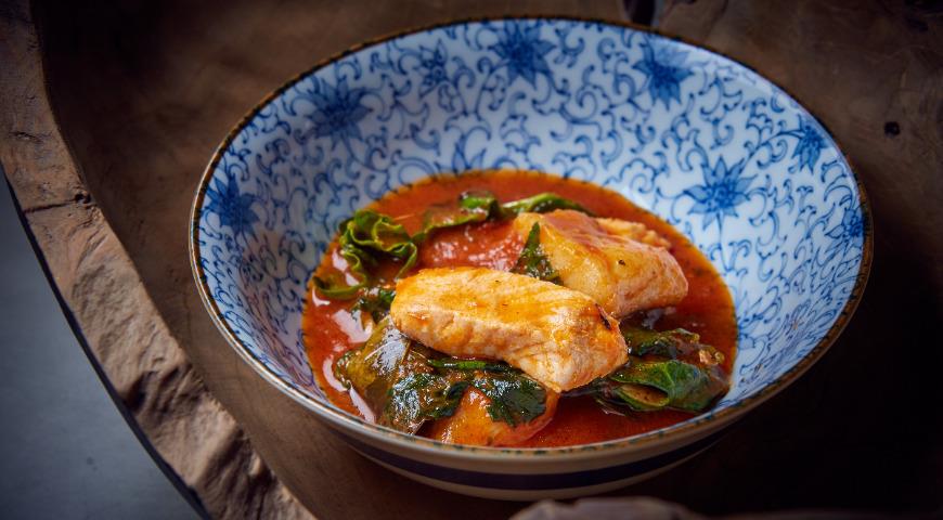 Fish tomato soup