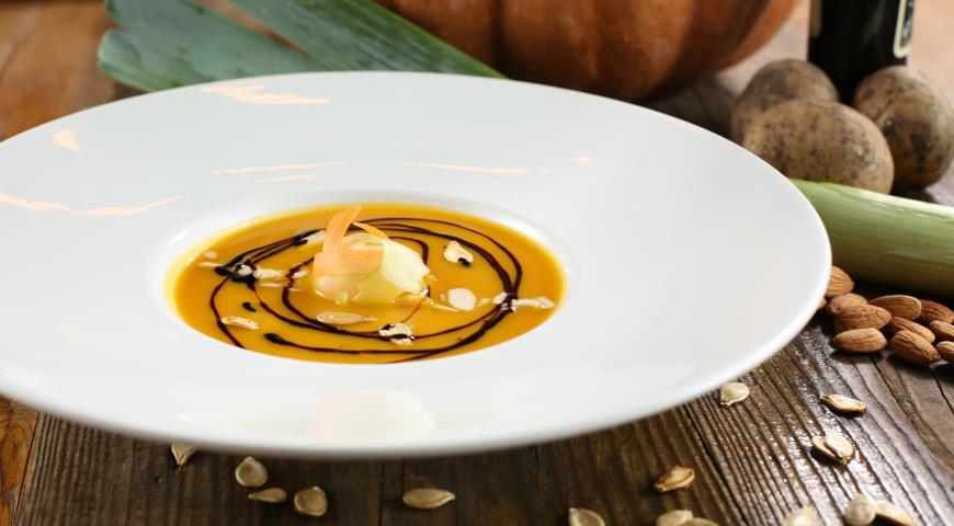 Pumpkin cream soup