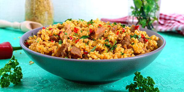 Asian Bulgur Pilaf