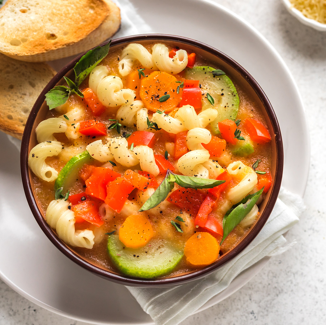 Minestrone vegetable soup